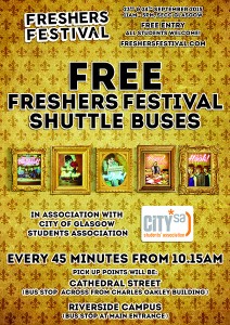 CogSA freshers fest bus time table